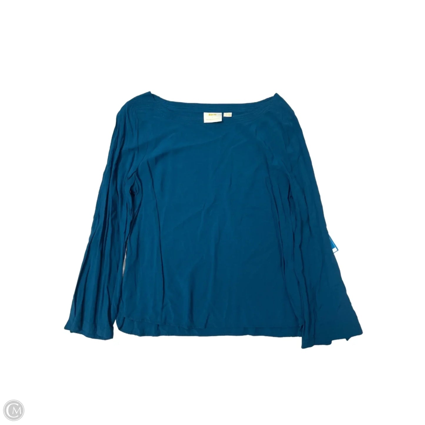 Top Long Sleeve By Maeve In Teal, Size: L