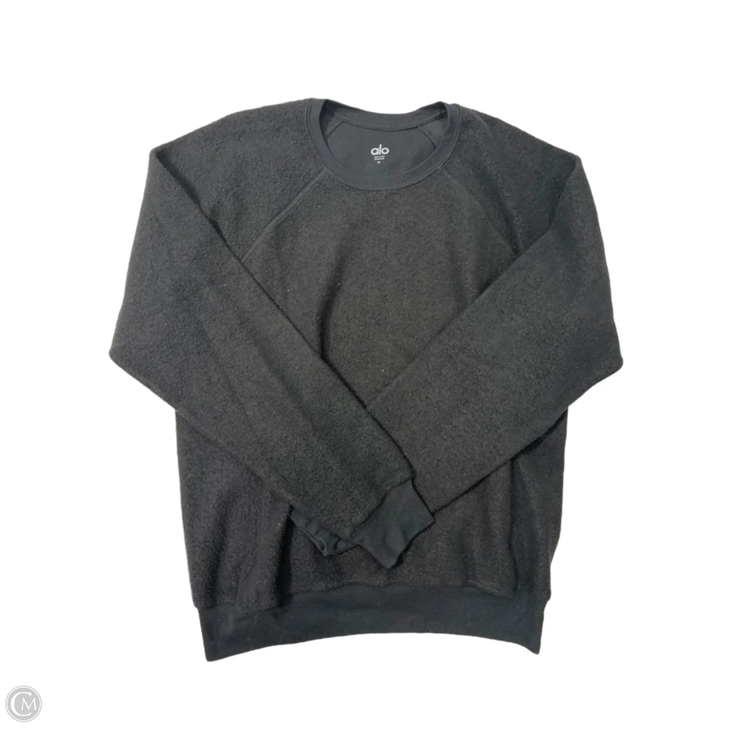Athletic Sweatshirt Crewneck By Alo In Black, Size: M