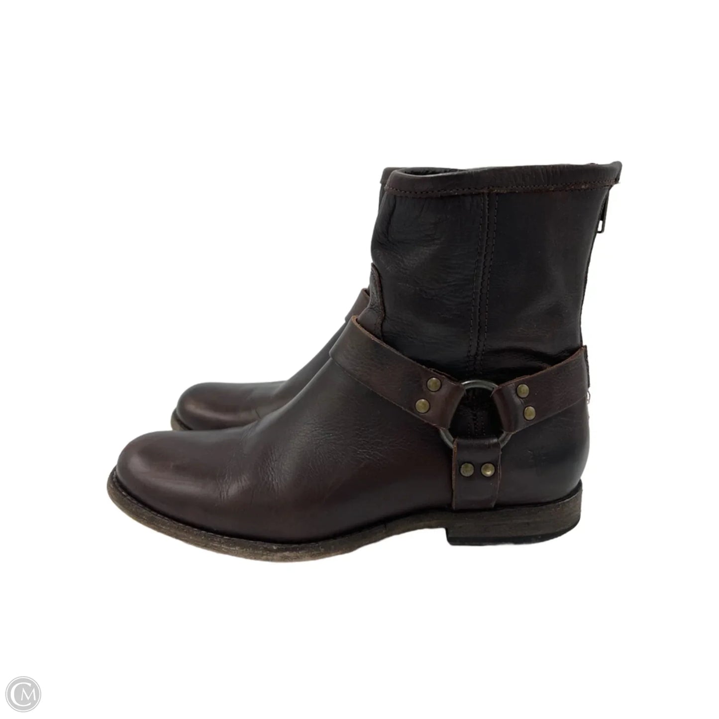 Boots Designer By Frye In Brown, Size: 9.5