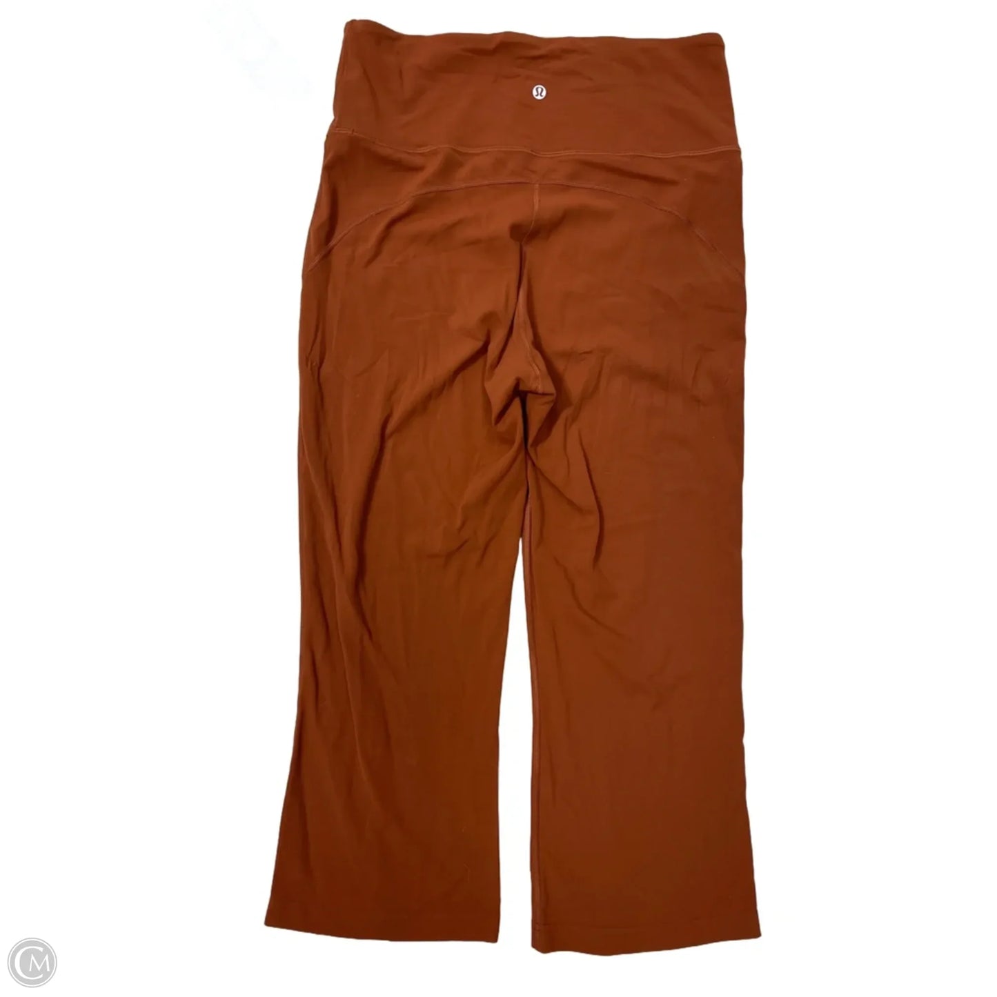 Athletic Capris By Lululemon In Orange, Size: L