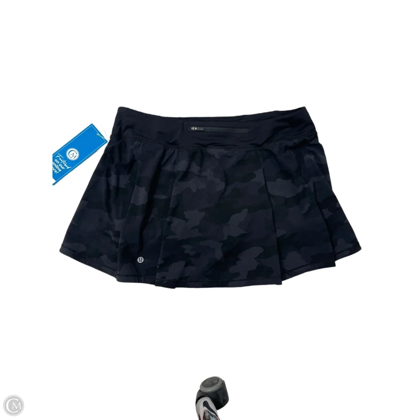 Athletic Skort By Lululemon In Camouflage Print, Size: L