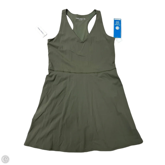 Athletic Dress By Outdoor Voices In Green, Size: Xxl