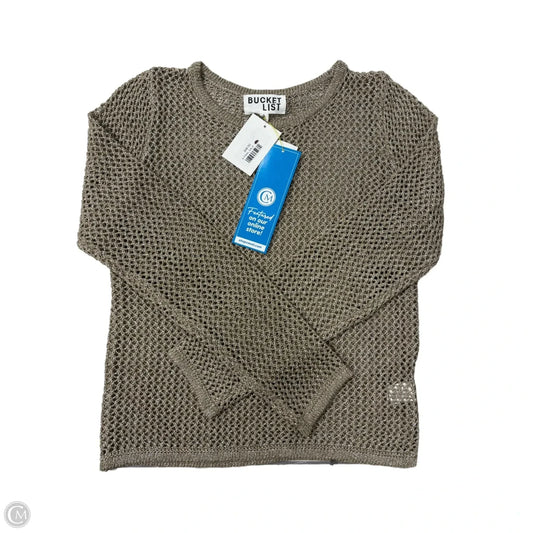 Sweater By Bucketlist In Silver, Size: S