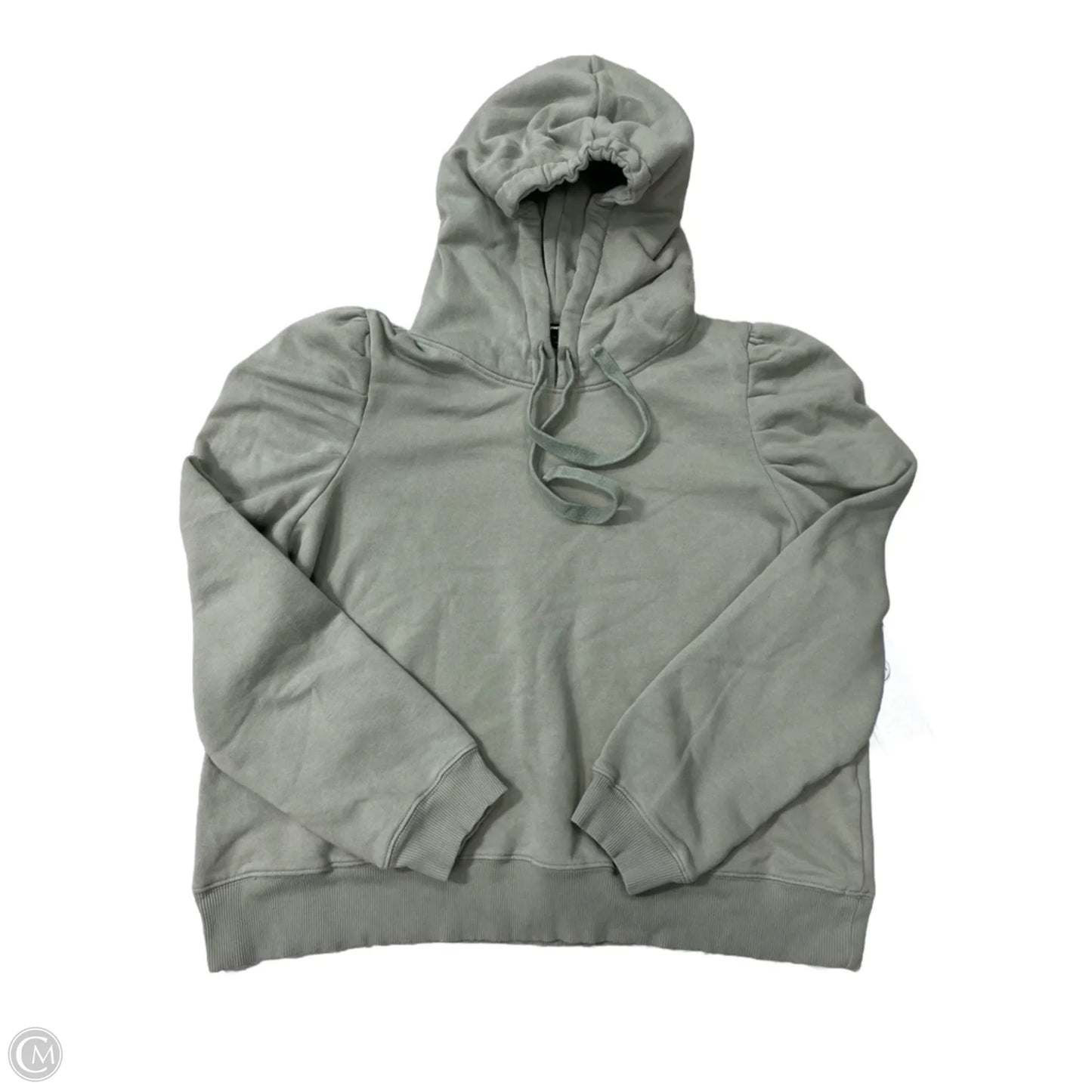 Sweatshirt Hoodie By Express In Green, Size: Xl