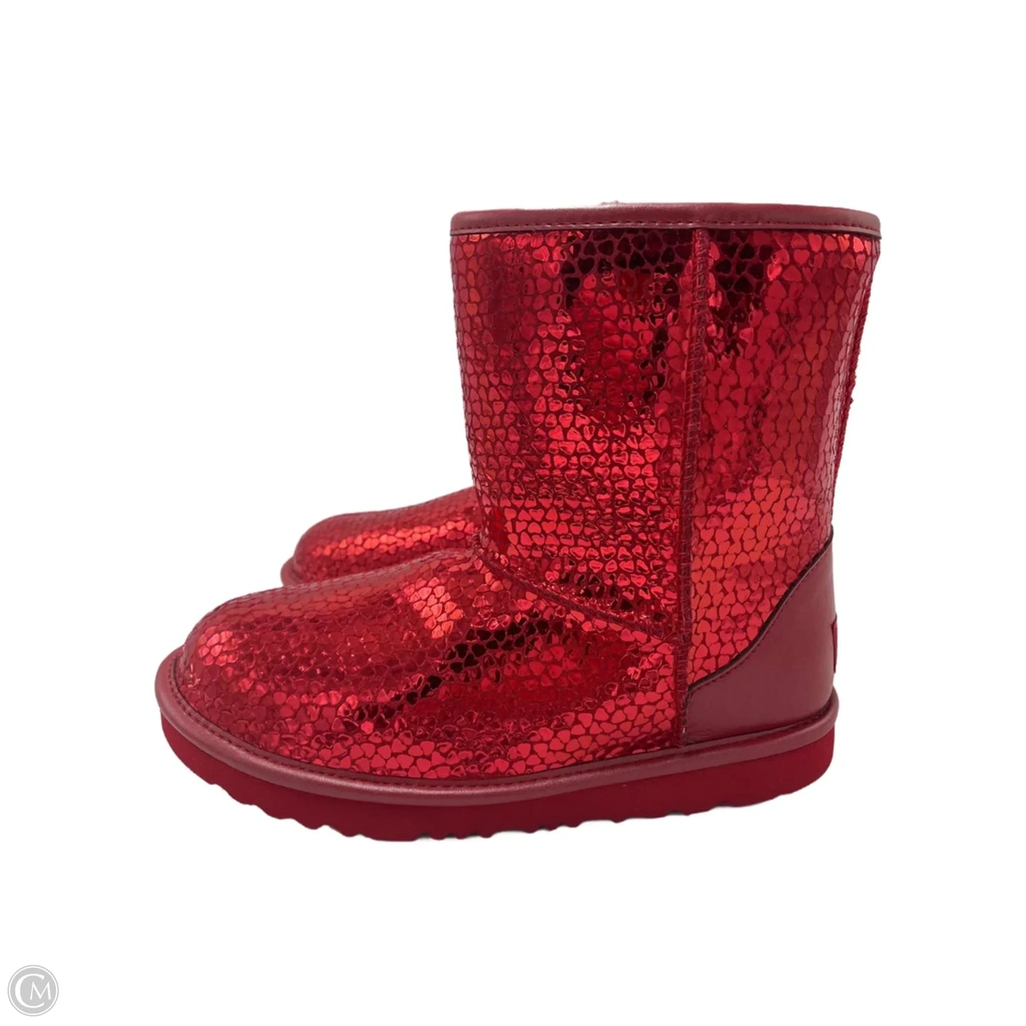 Boots Designer By Ugg In Red, Size: 5