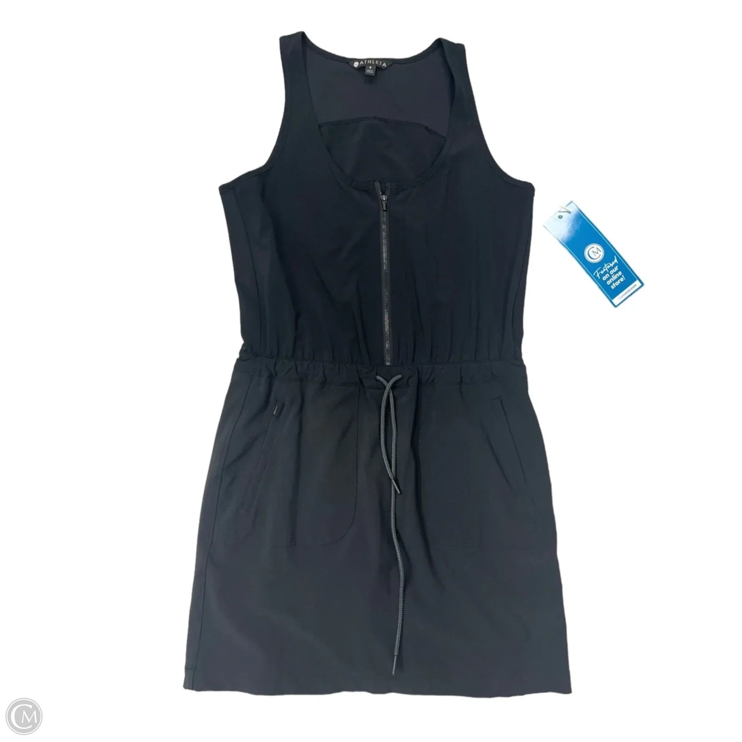 Athletic Dress By Athleta In Black, Size: S