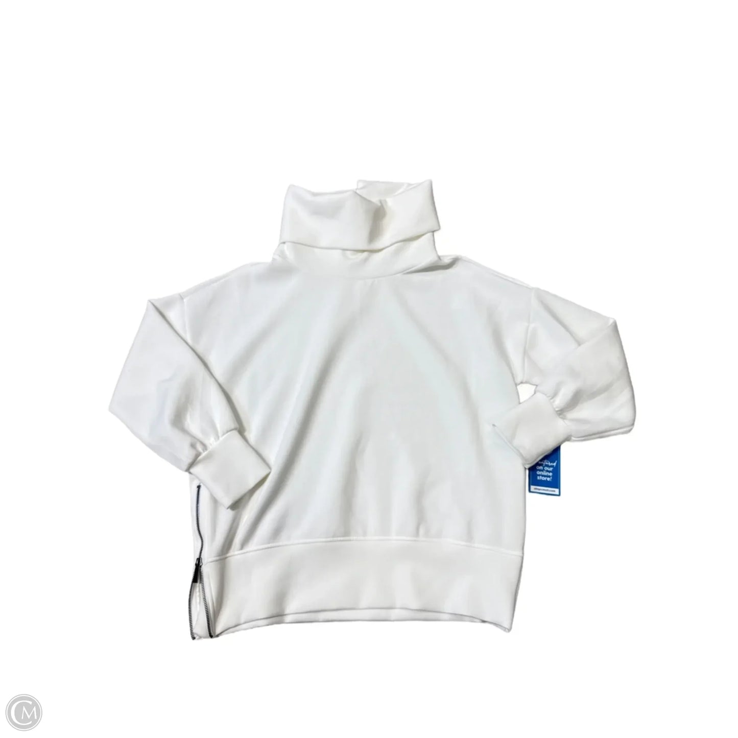 Sweater By Cable And Gauge In White, Size: L