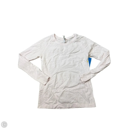 Athletic Top Long Sleeve Crewneck By Athleta In Pink, Size: M