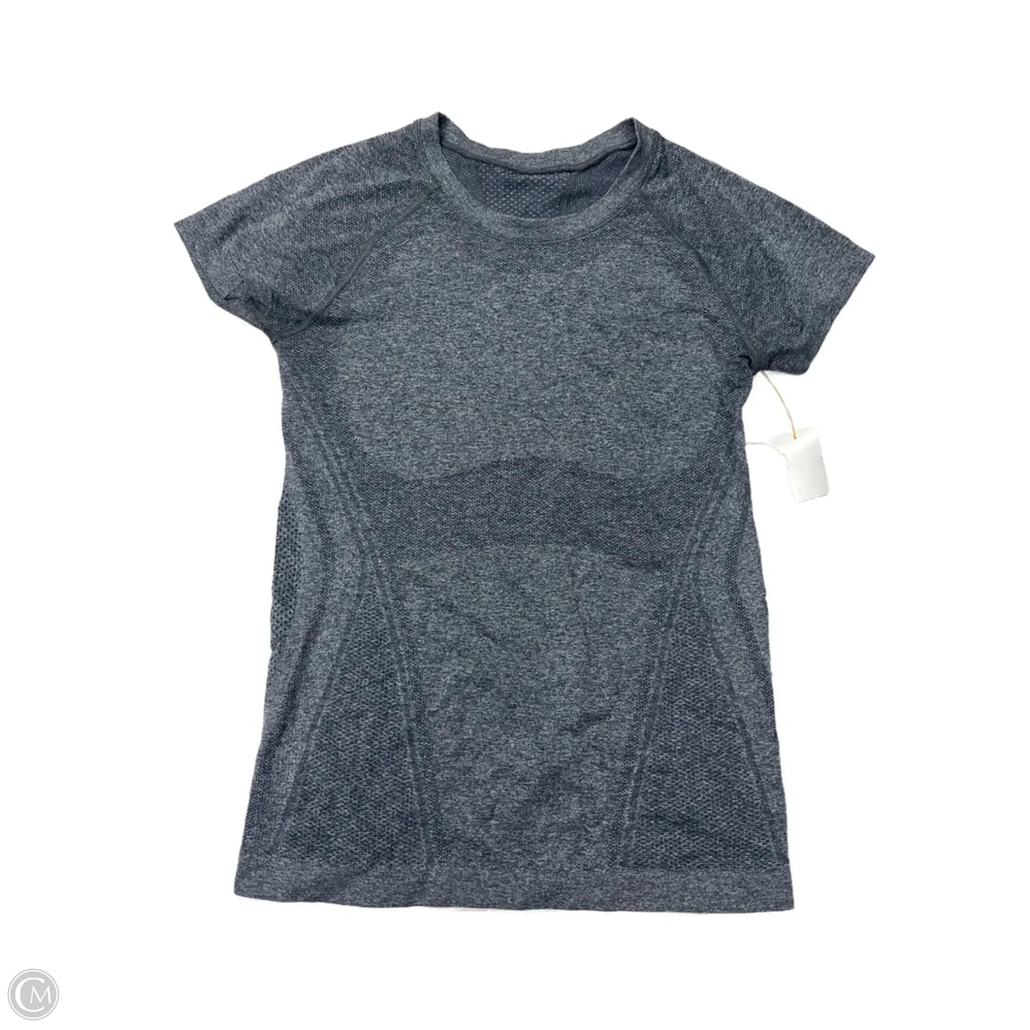 Athletic Top Short Sleeve By Athleta In Grey, Size: S