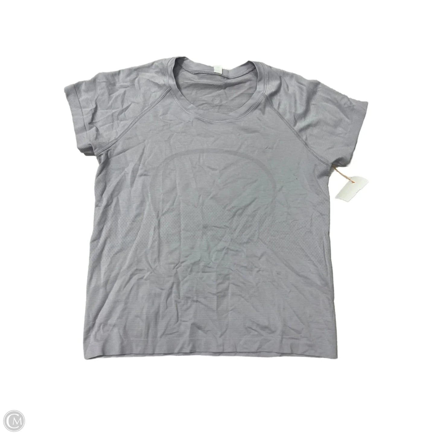 Athletic Top Short Sleeve By Lululemon In Purple, Size: 10