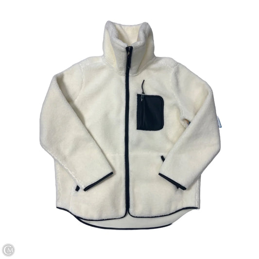 Jacket Faux Fur & Sherpa By Spanx In Cream, Size: M