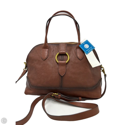 Frye Leather Ring Dome Designer Satchel Handbag
