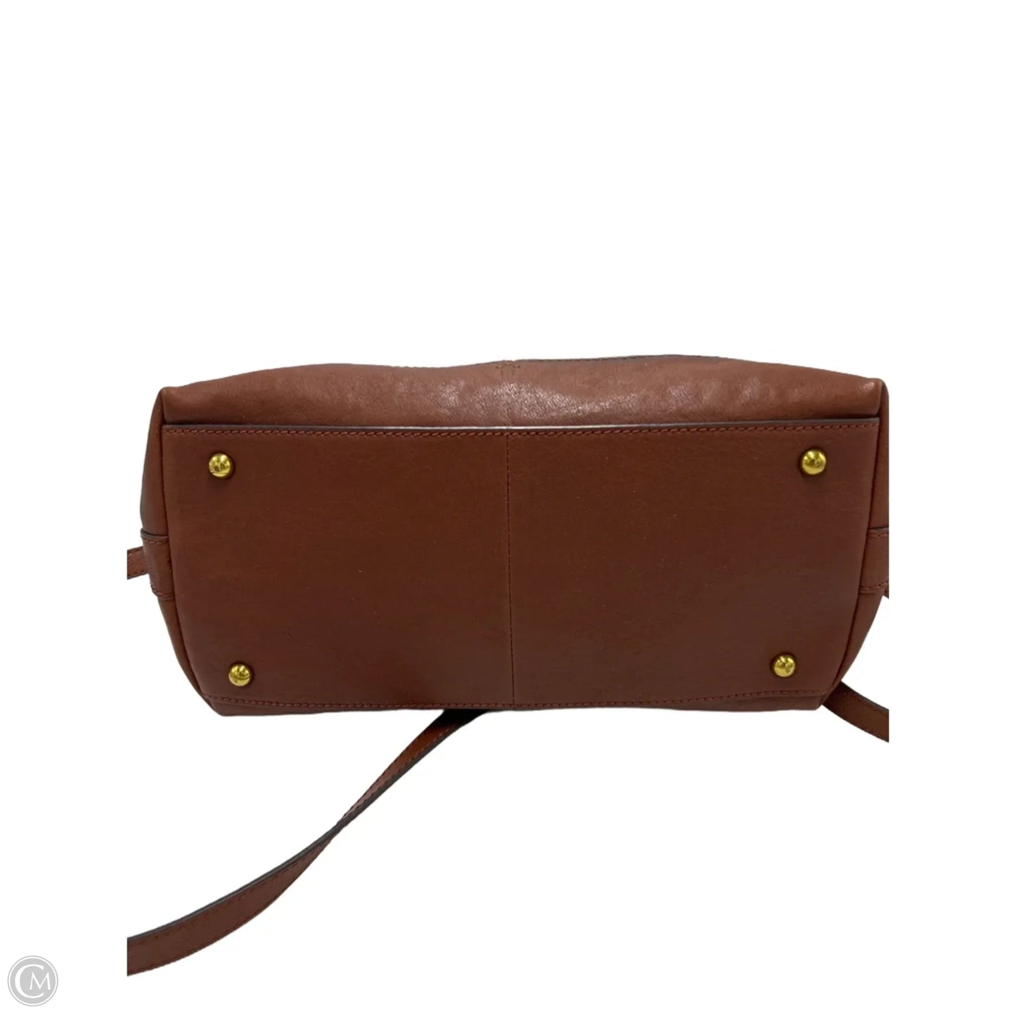 Frye Leather Ring Dome Designer Satchel Handbag