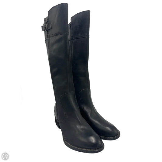 Boots Knee Flats By Born In Black, Size: 12