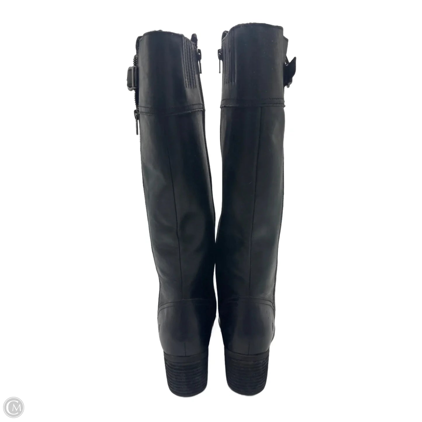 Boots Knee Flats By Born In Black, Size: 12