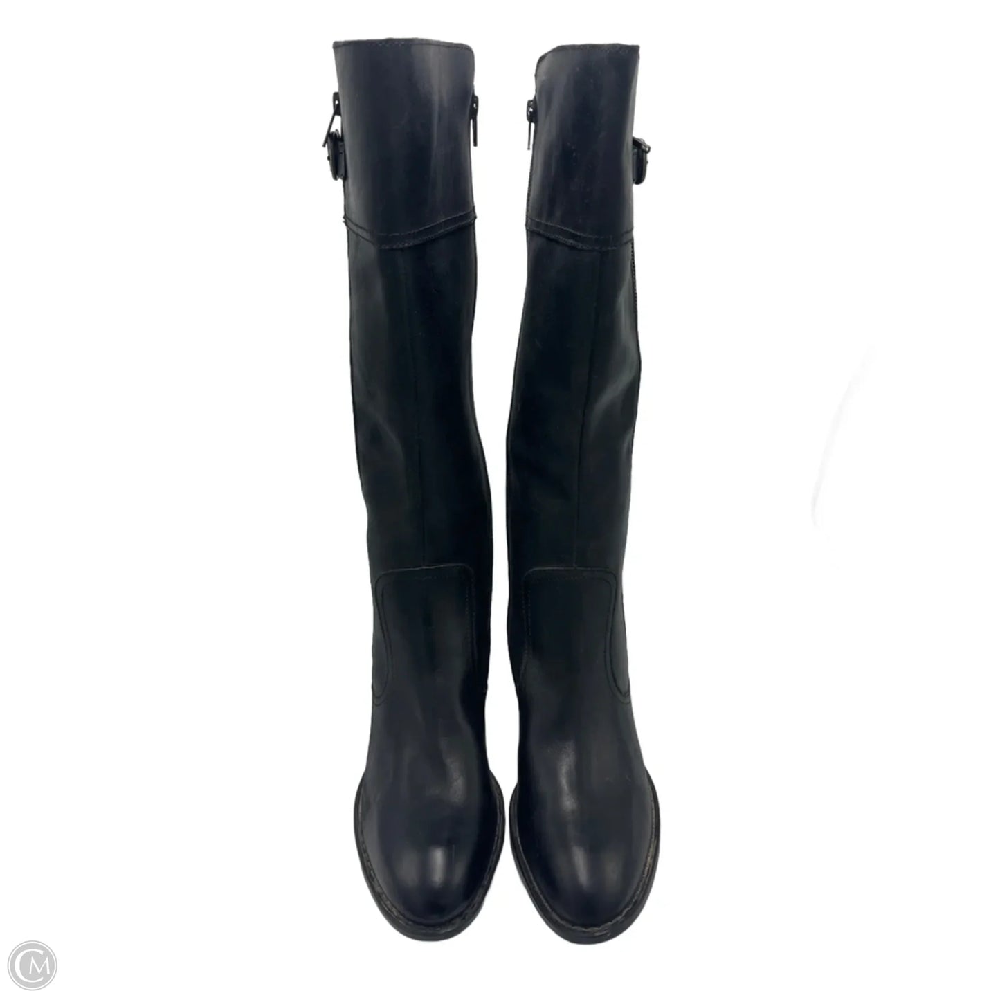 Boots Knee Flats By Born In Black, Size: 12