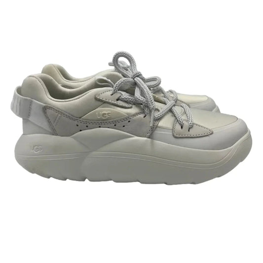 Shoes Designer By UGG In White, Size: 8.5
