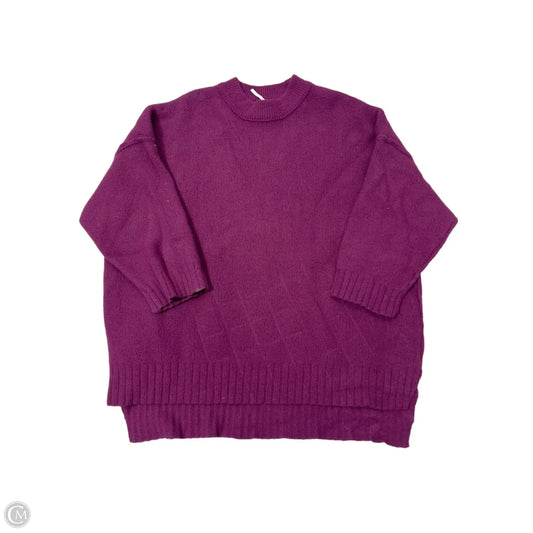 Sweater By Free People In Purple, Size: S