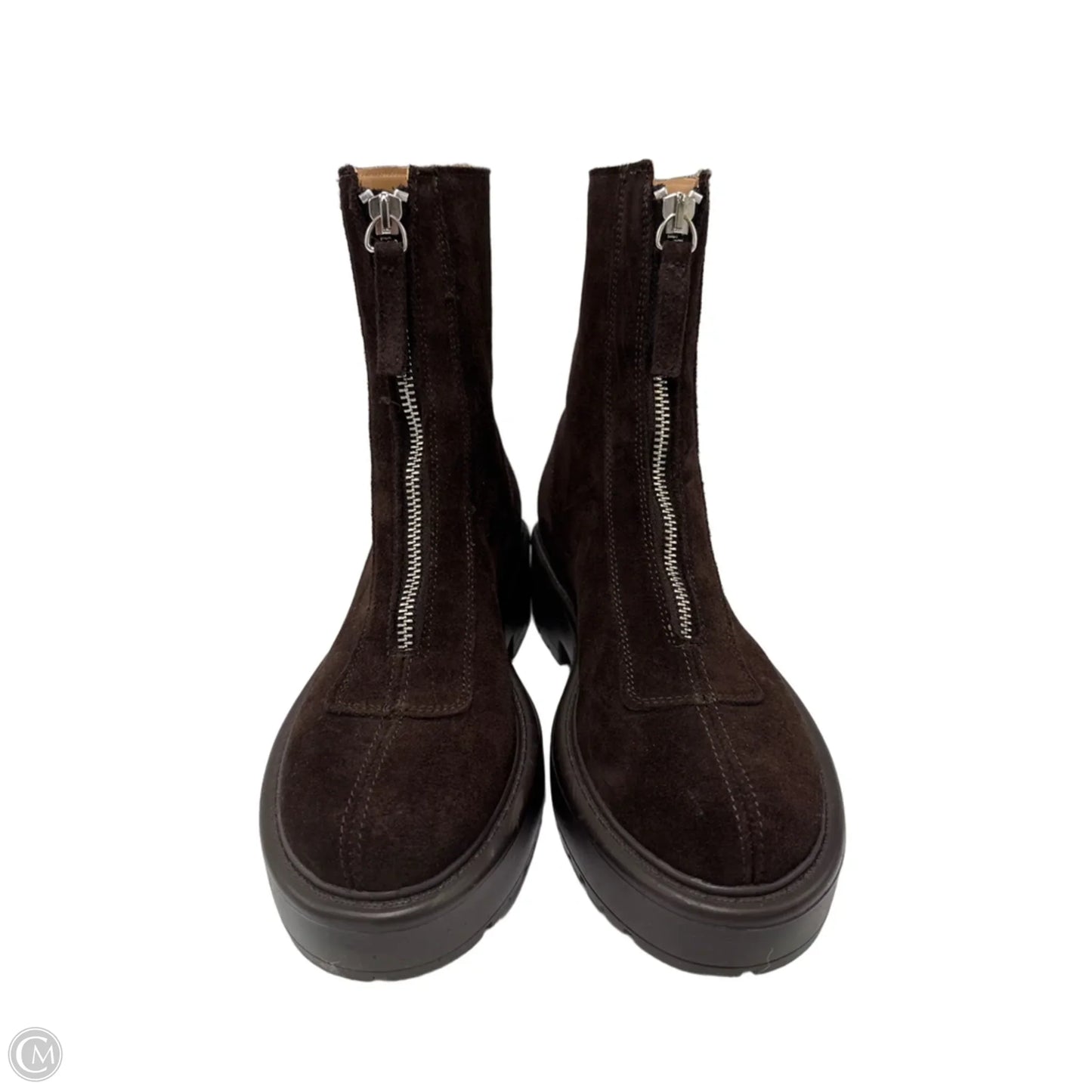 Boots Ankle Flats By Steve Madden In Brown, Size: 6.5