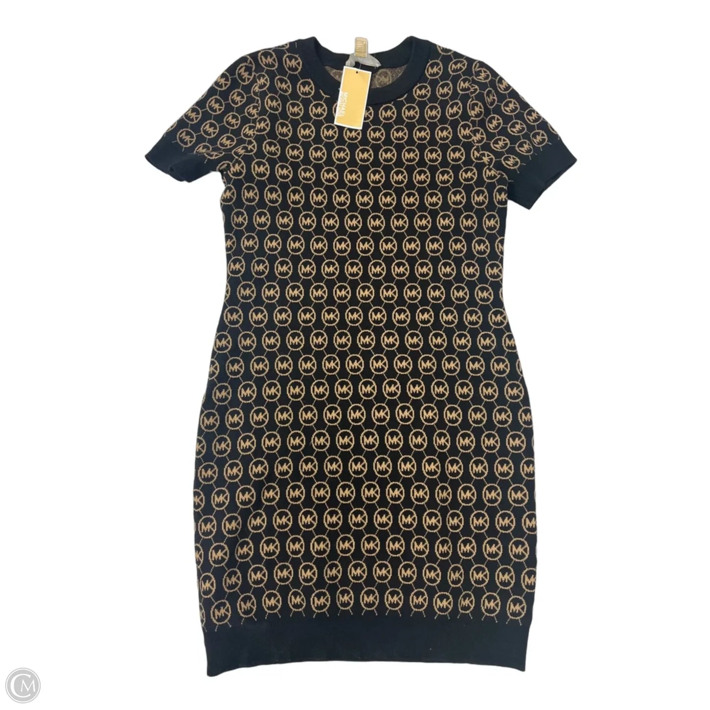 Dress Designer By Michael Kors In Black & Brown, Size: S