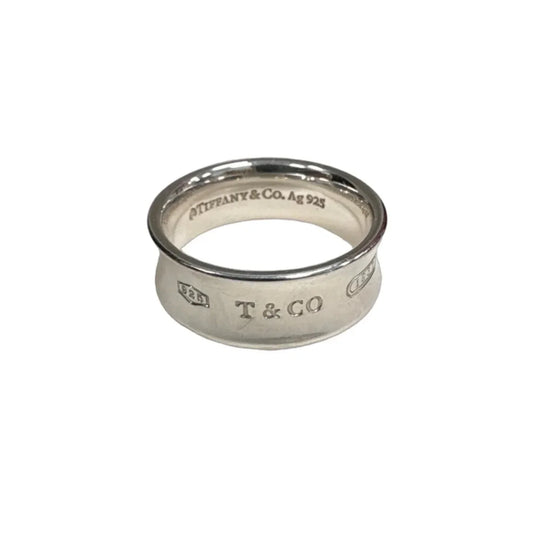 Tiffany & Company 1837 T & Co. 925 Luxury Ring, Size: 6