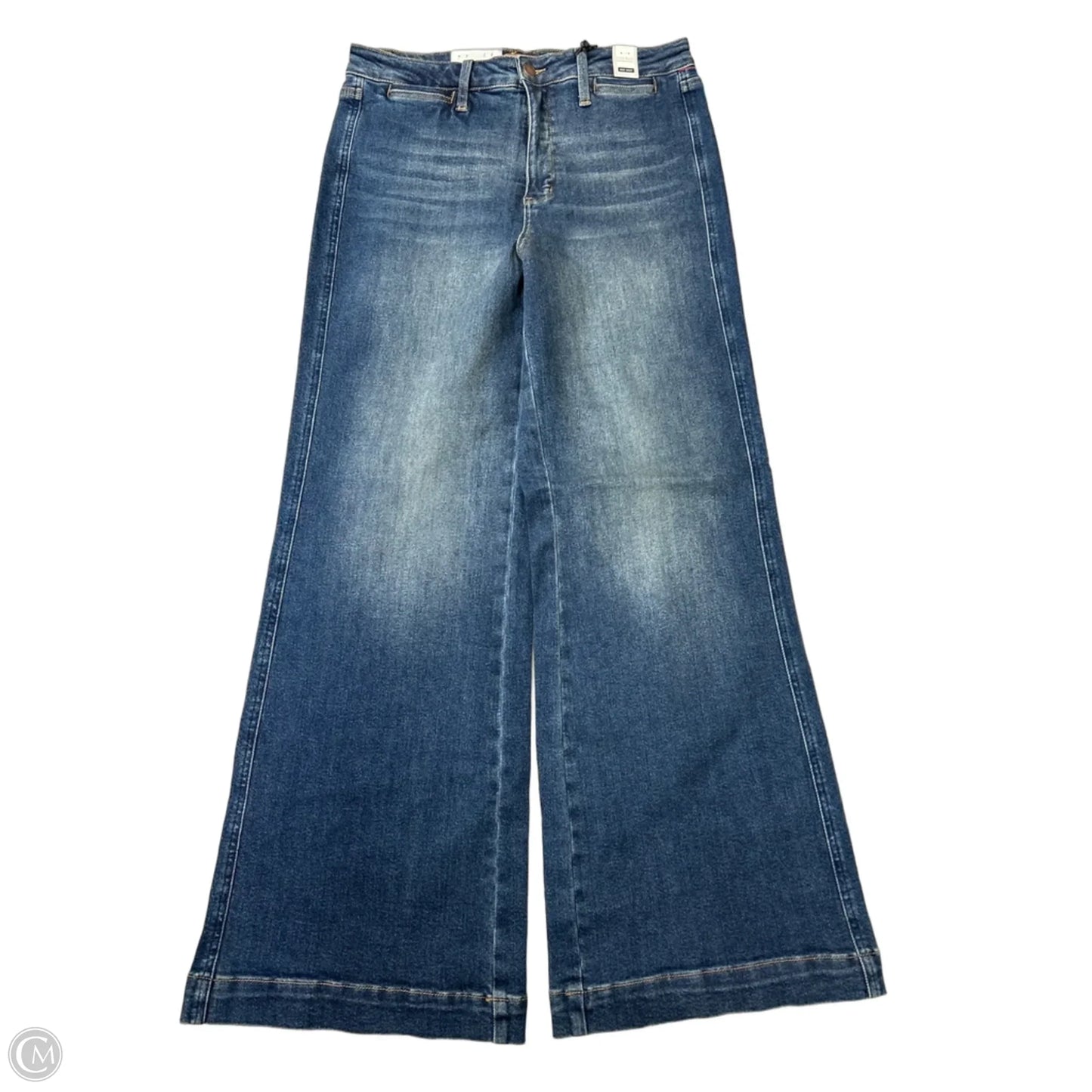 New! Jeans Wide Leg By Judy Blue In Blue, Size: 12
