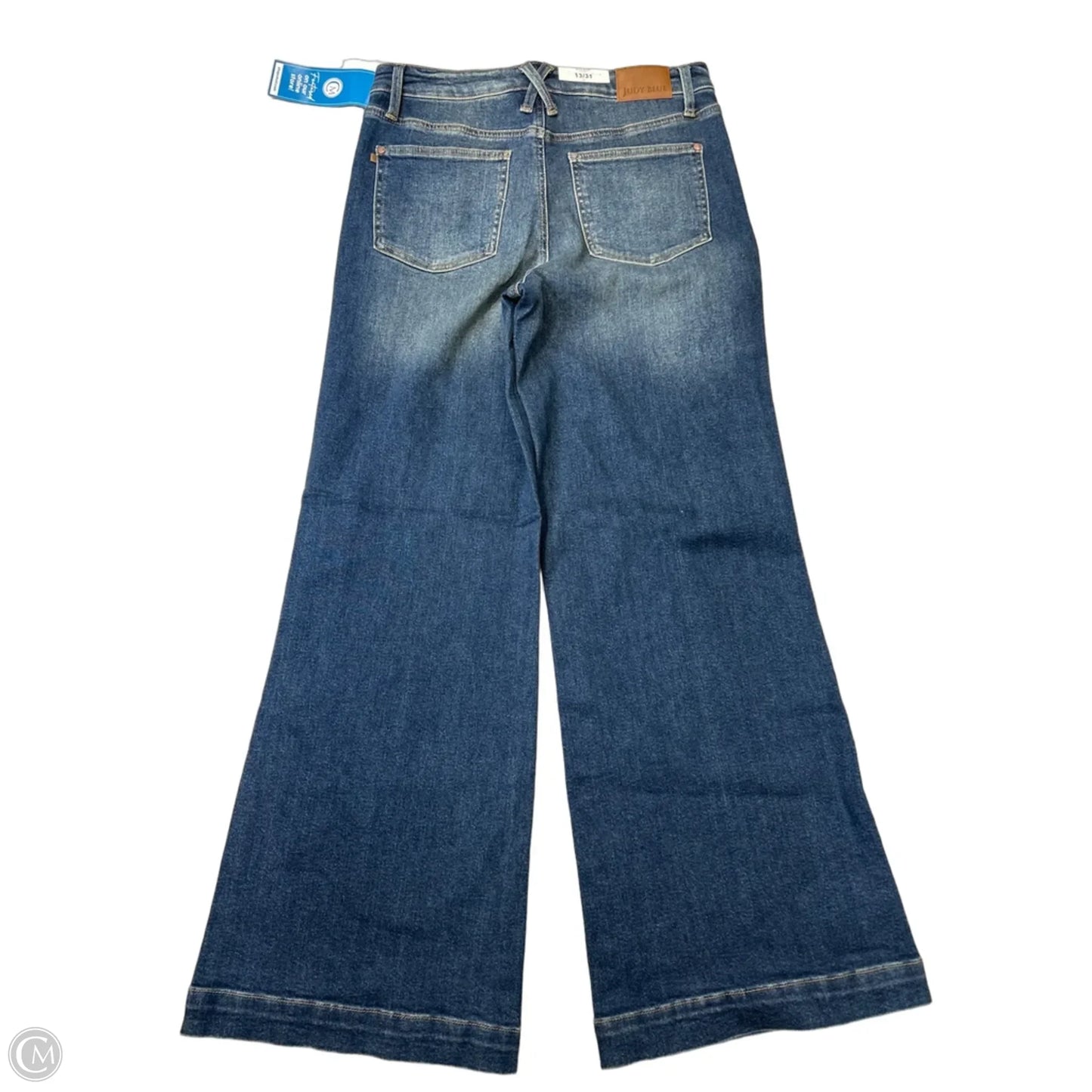New! Jeans Wide Leg By Judy Blue In Blue, Size: 12
