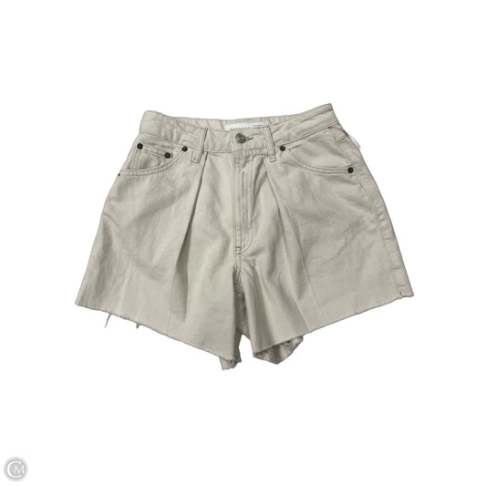 Shorts By Topshop In Cream, Size: 2