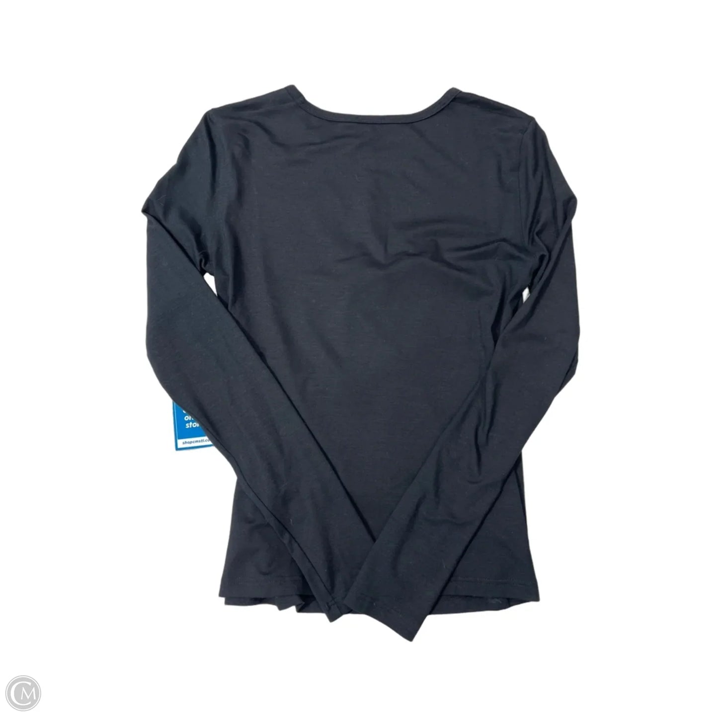 Top Long Sleeve By Akris In Black, Size: S