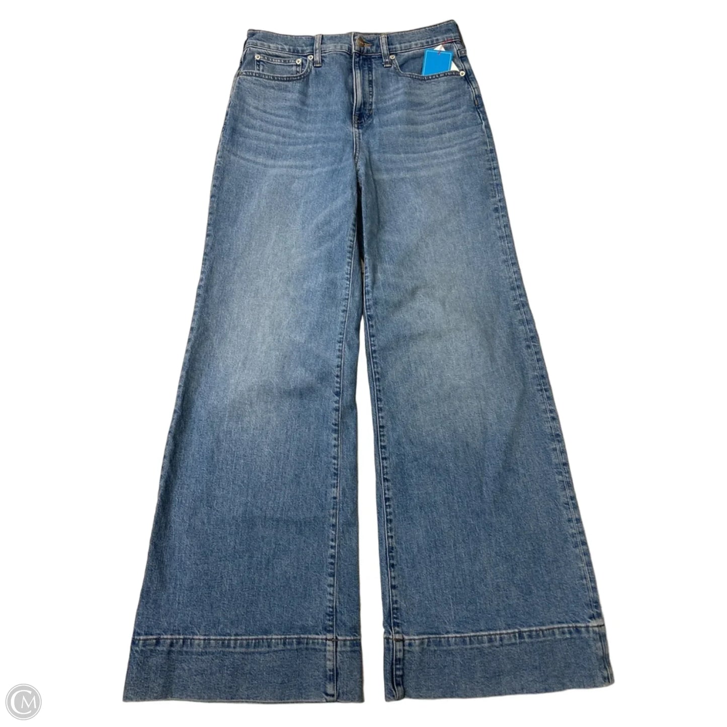 Jeans Wide Leg By J. Crew In Blue, Size: 8