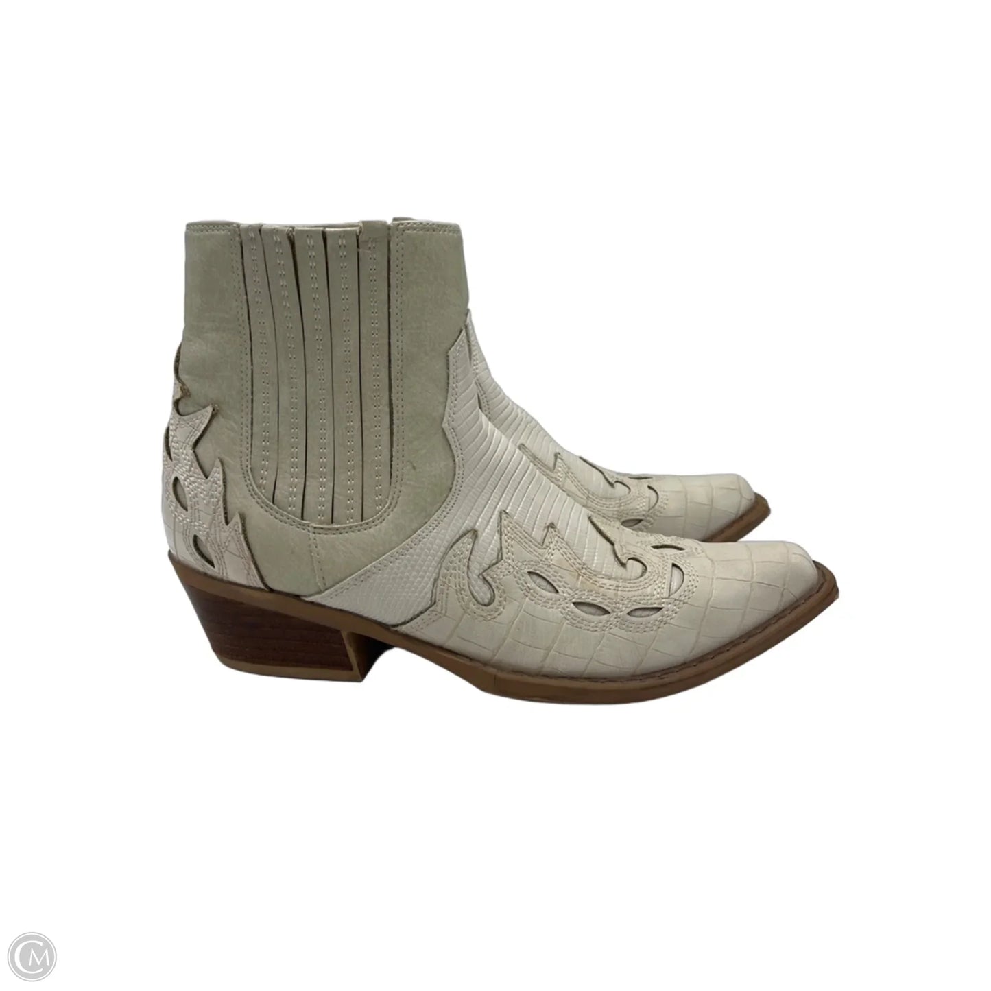 Boots Western By Coconuts In White, Size: 9