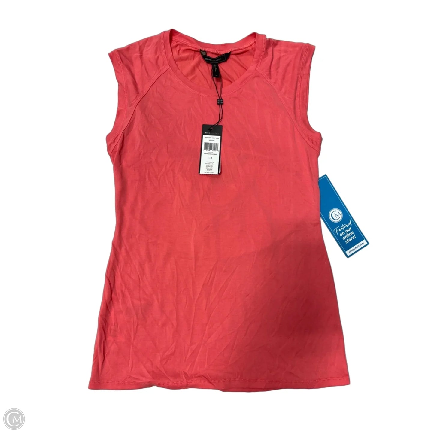 New! Top Sleeveless By Bcbgmaxazria In Pink, Size: S