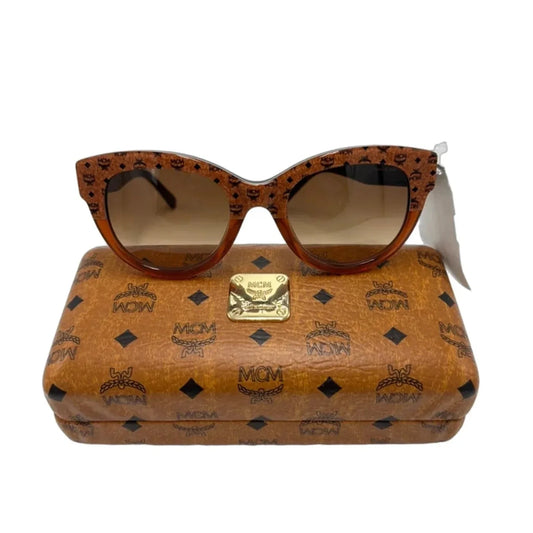 MCM Visetos Monogram Cat-Eye Luxury Sunglasses w/ Case