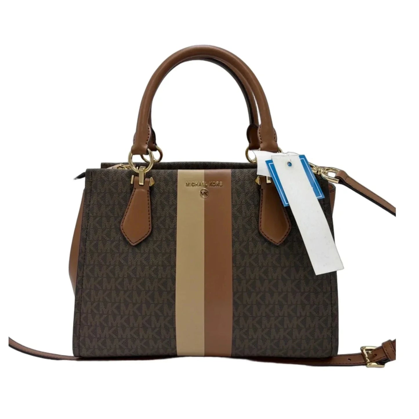 Michael Kors Marilyn Medium Logo Designer Satchel Handbag