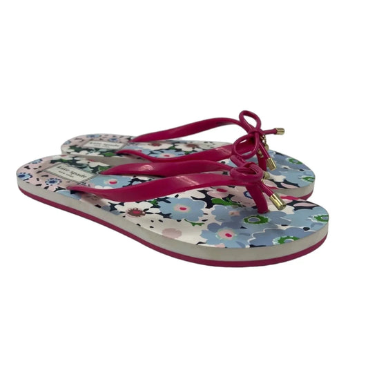 Sandals Designer By Kate Spade In Floral Print, Size: 7