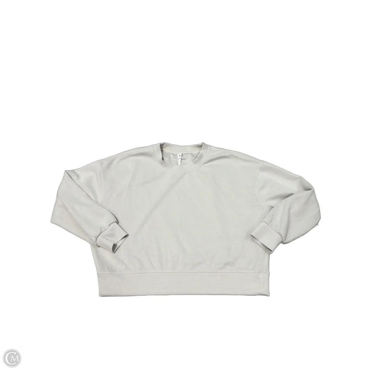 Top Long Sleeve By Lululemon In Grey, Size: M