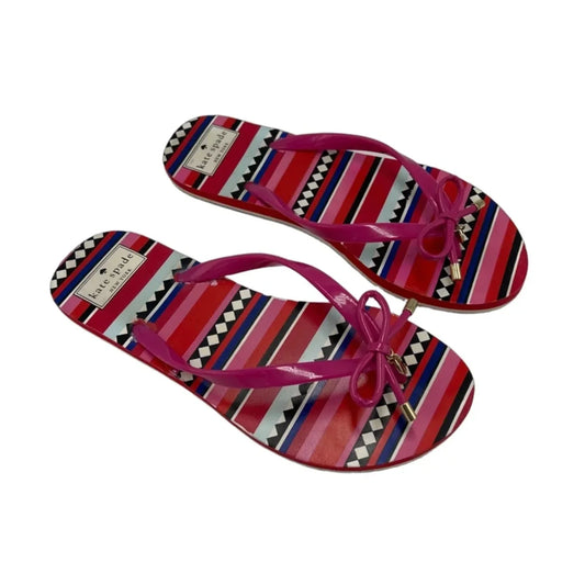Sandals Designer By Kate Spade In Multi-Colored, Size: 8