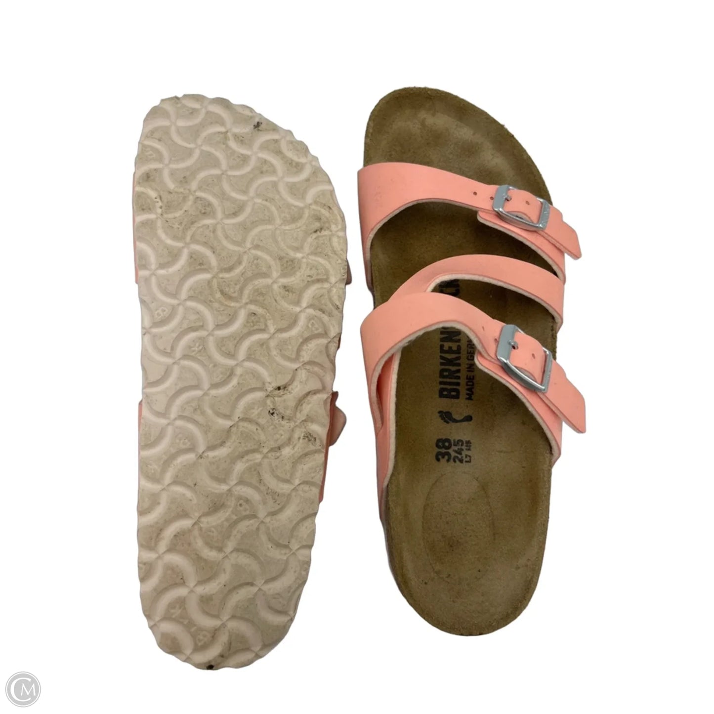 Sandals Designer By Birkenstock In Pink, Size: 7