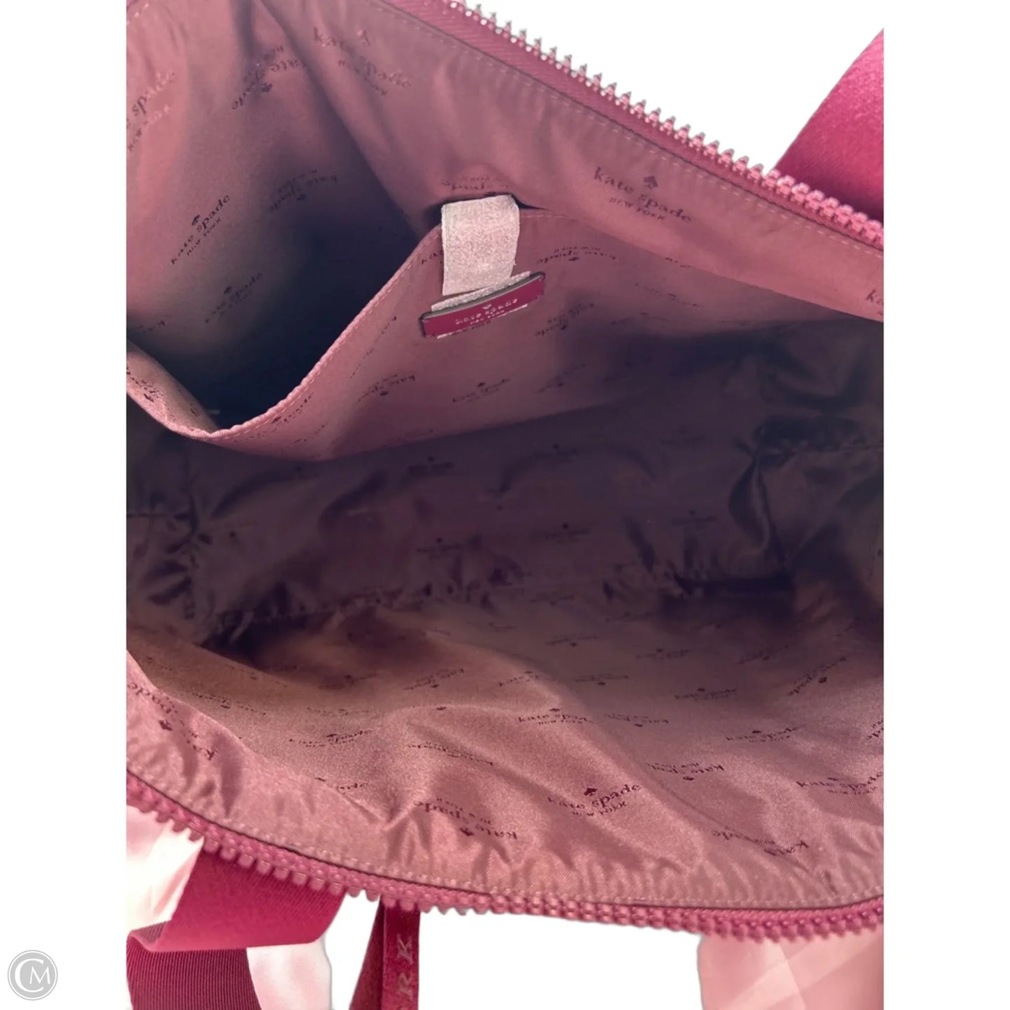 Like New! Tote Designer By Kate Spade Maroon