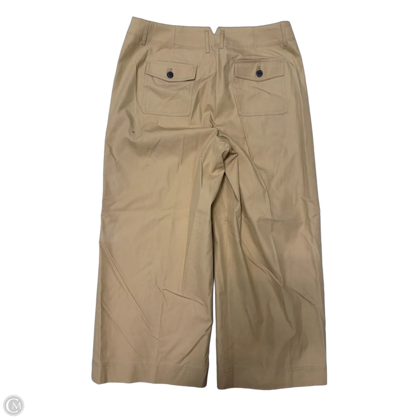 New! Pants Wide Cropped By J. Crew In Tan, Size: 14