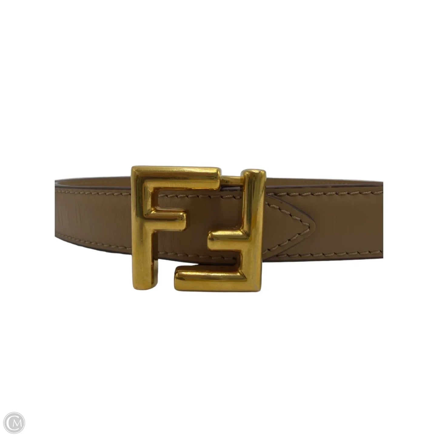 Fendi FF Monogram Leather Luxury Belt, Size: 90/36 (L/XL)
