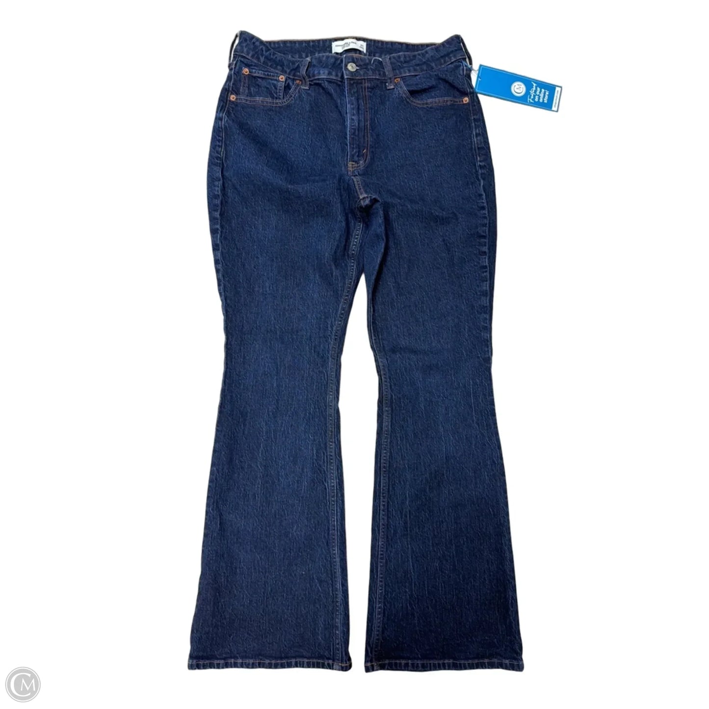 Jeans Flared By Abercrombie And Fitch In Blue, Size: 12