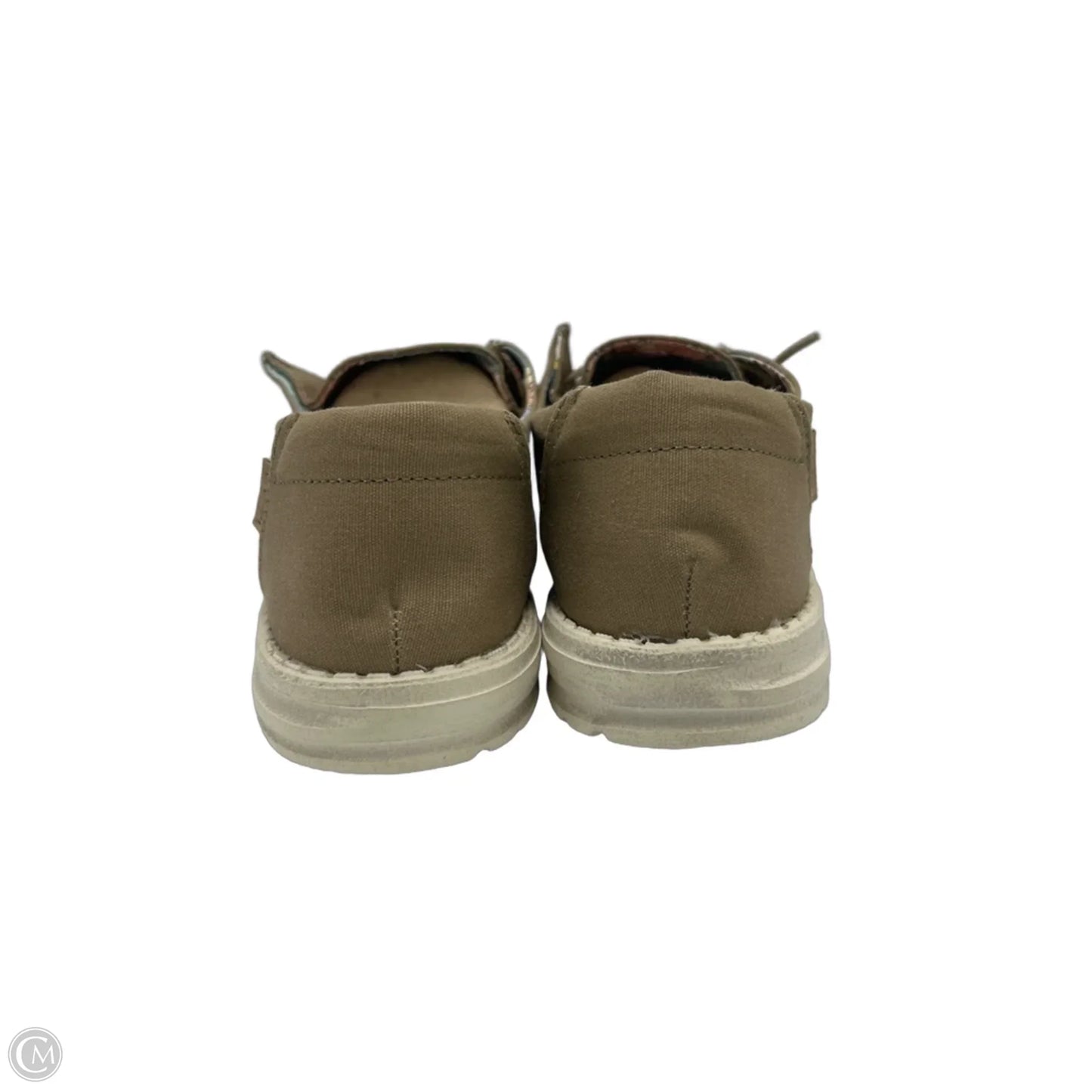 Shoes Flats By Hey Dude In Brown, Size: 11