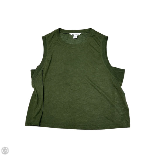 Athletic Tank Top By Athleta In Green, Size: M