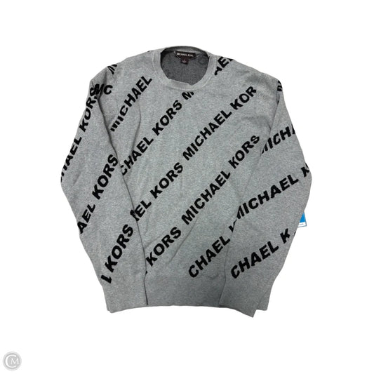 Sweater Designer By Michael Kors In Grey, Size: L
