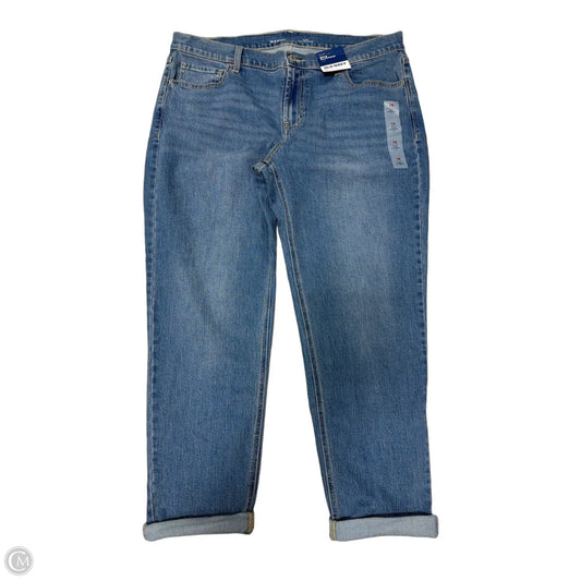 New! Jeans Boyfriend By Old Navy In Blue, Size: 14