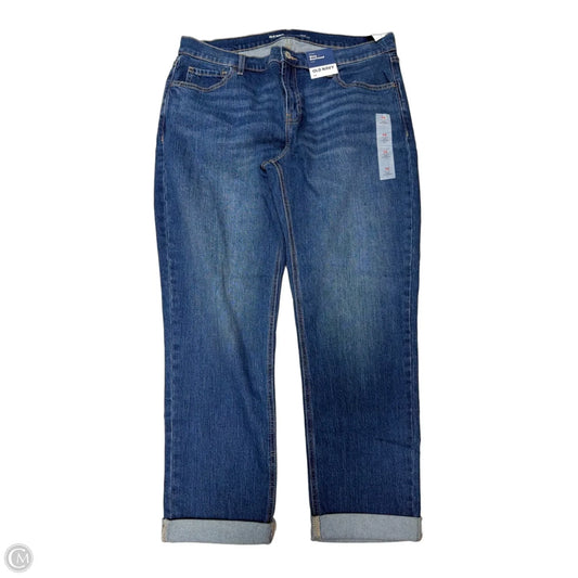 New! Jeans Boyfriend By Old Navy In Blue, Size: 14