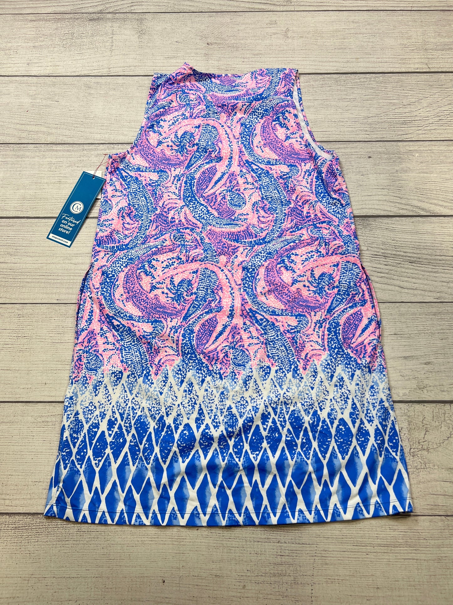 Dress Designer By Lilly Pulitzer In Blue & Pink, Size: M