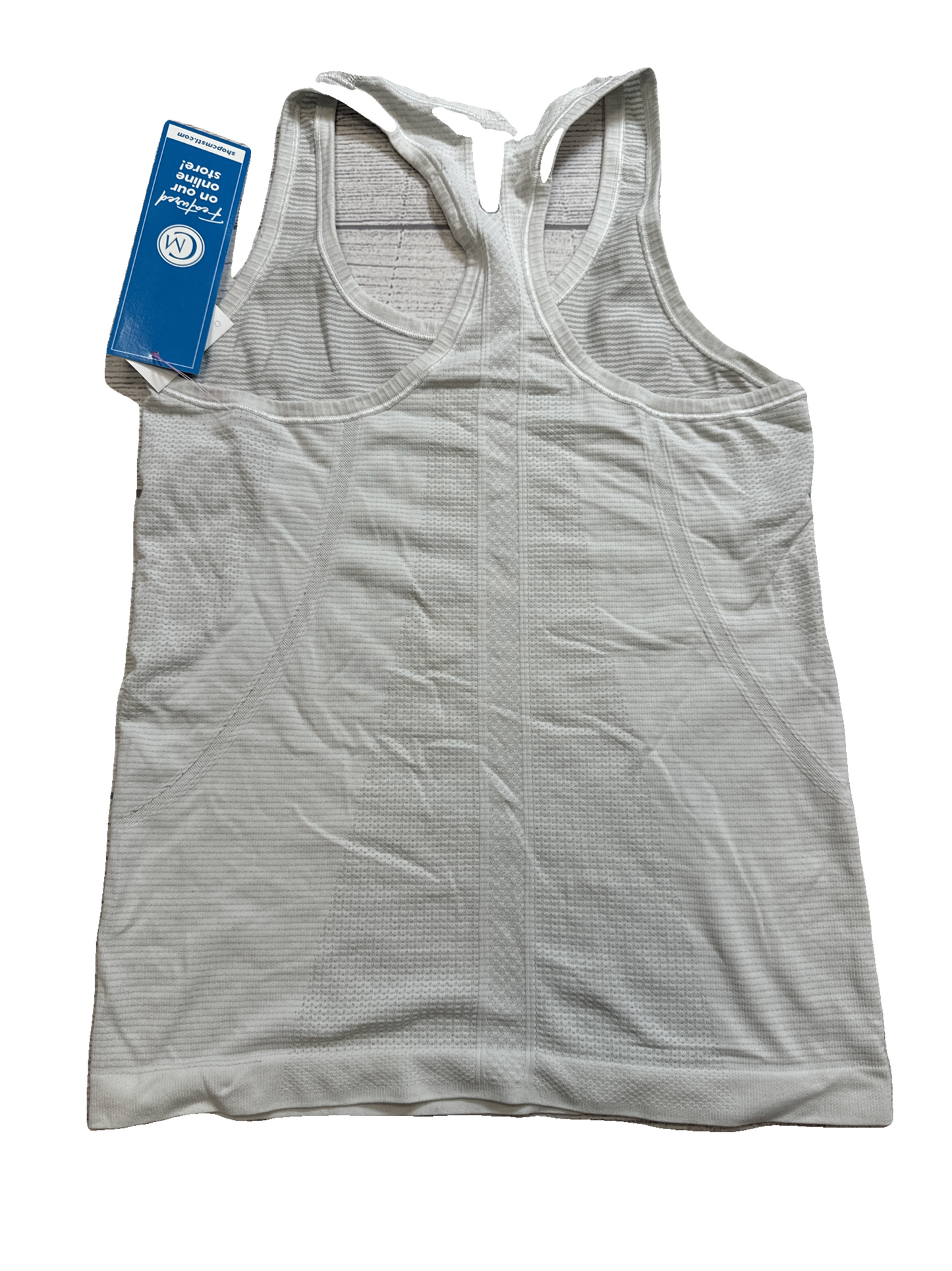 Athletic Tank Top By Lululemon In White, Size: 8