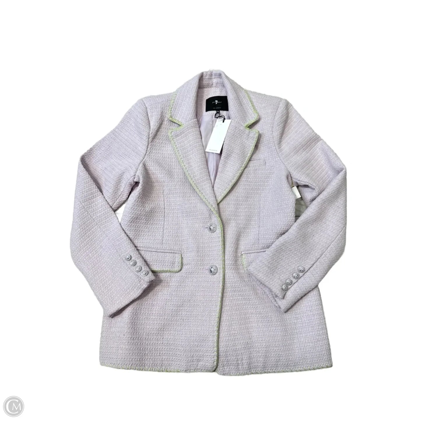 New! Blazer By 7 For All Mankind In Purple, Size: L